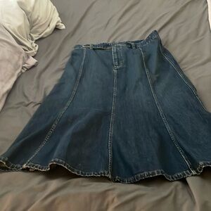 Lauren denim skirt . NWOT
